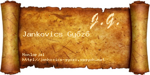 Jankovics Győző névjegykártya